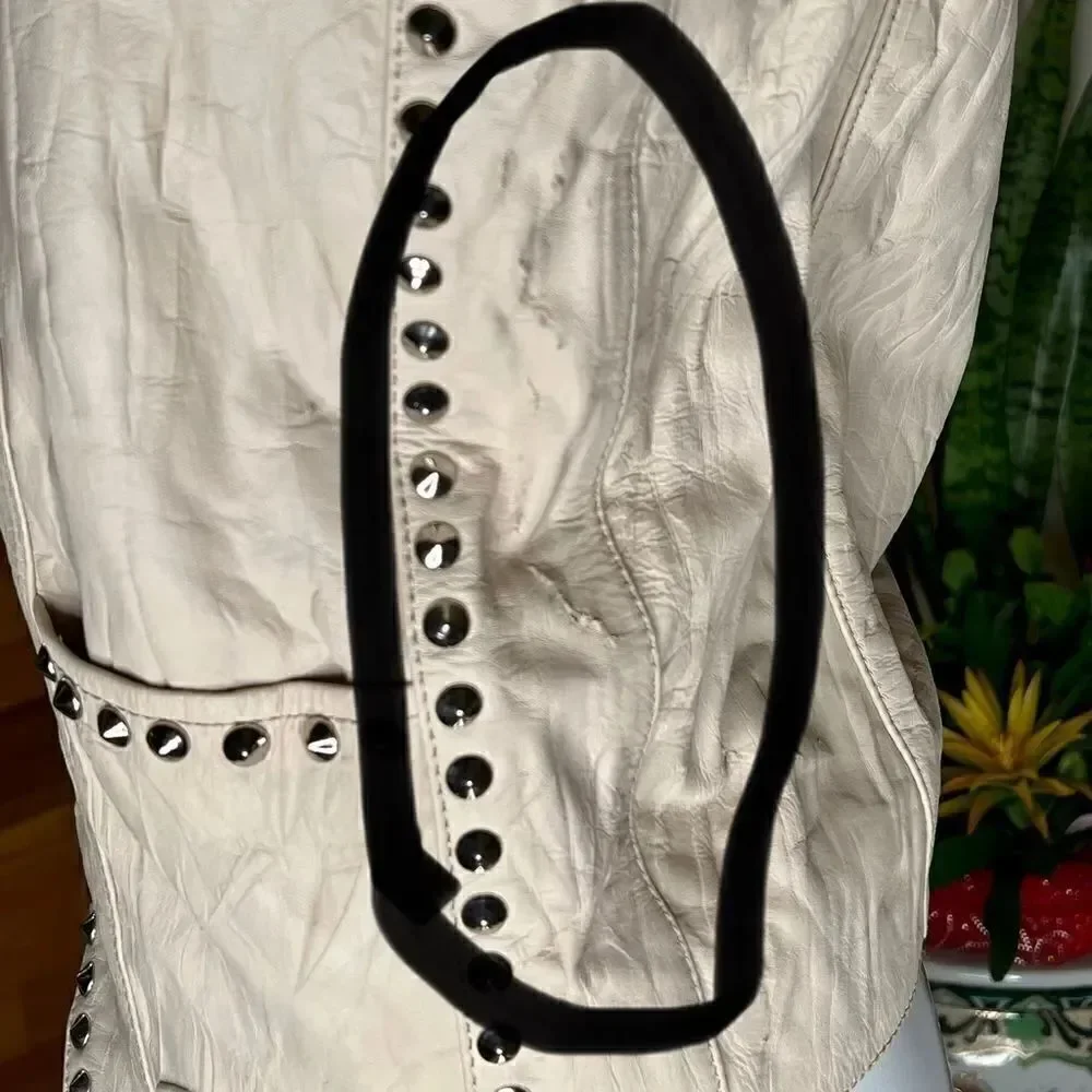Free People Rock N Roll Leather Vest